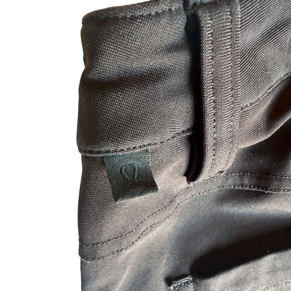 Lululemon ABC Slim *Warpstreme 34" Pant Black Men's Size 30 Flat Front Chino - Picture 3 of 5